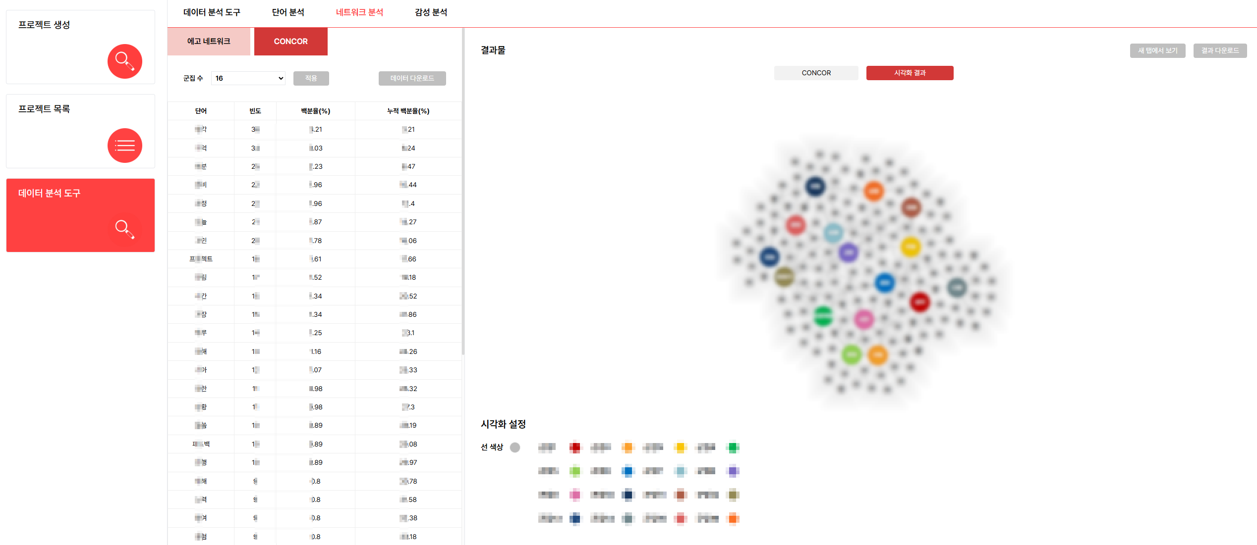 TDA 설문 기반 통합 데이터 분석 플랫폼